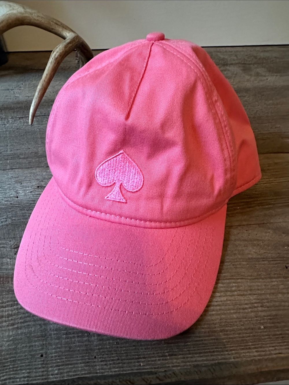 kate spade Pink Logo Baseball Cap
